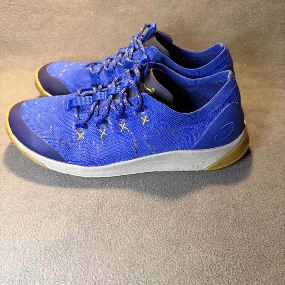 Chaco Kanarra Knit Mesh Sneakers Size 8 Royal Blue J107172